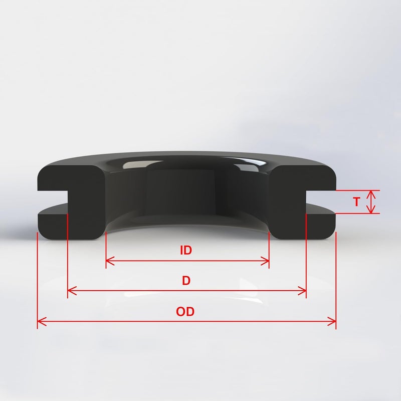 RUMMAIX 200 Pcs Rubber Grommets for Wiring - 8 Sizes (1/4", 5/16", 3/8", 7/16", 1/2", 5/8", 7/8", 1") Hole Rubber Grommet Assortment Kit for Wire - Image 4